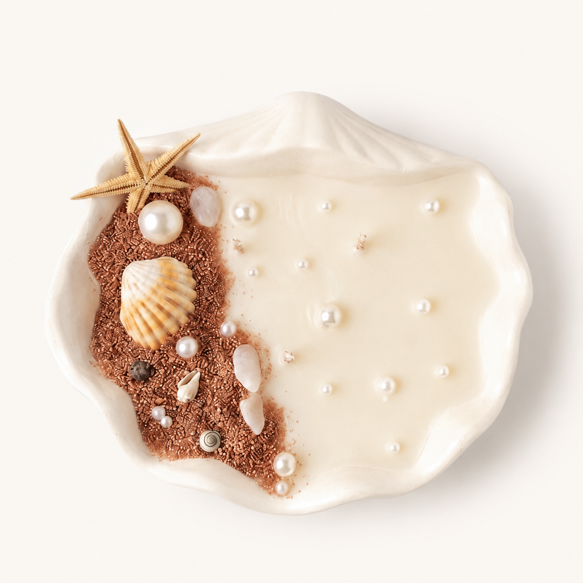 Seashell Decorative Candle