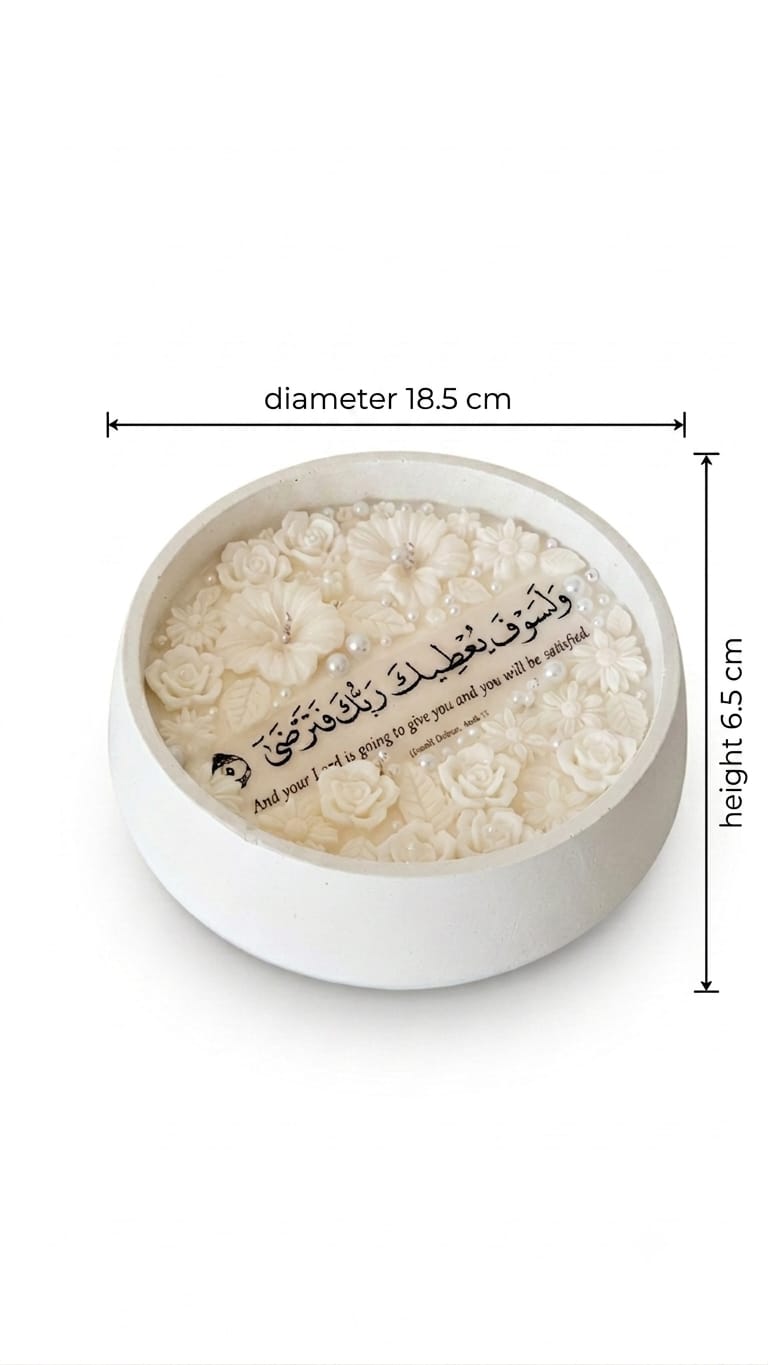 Flower candle