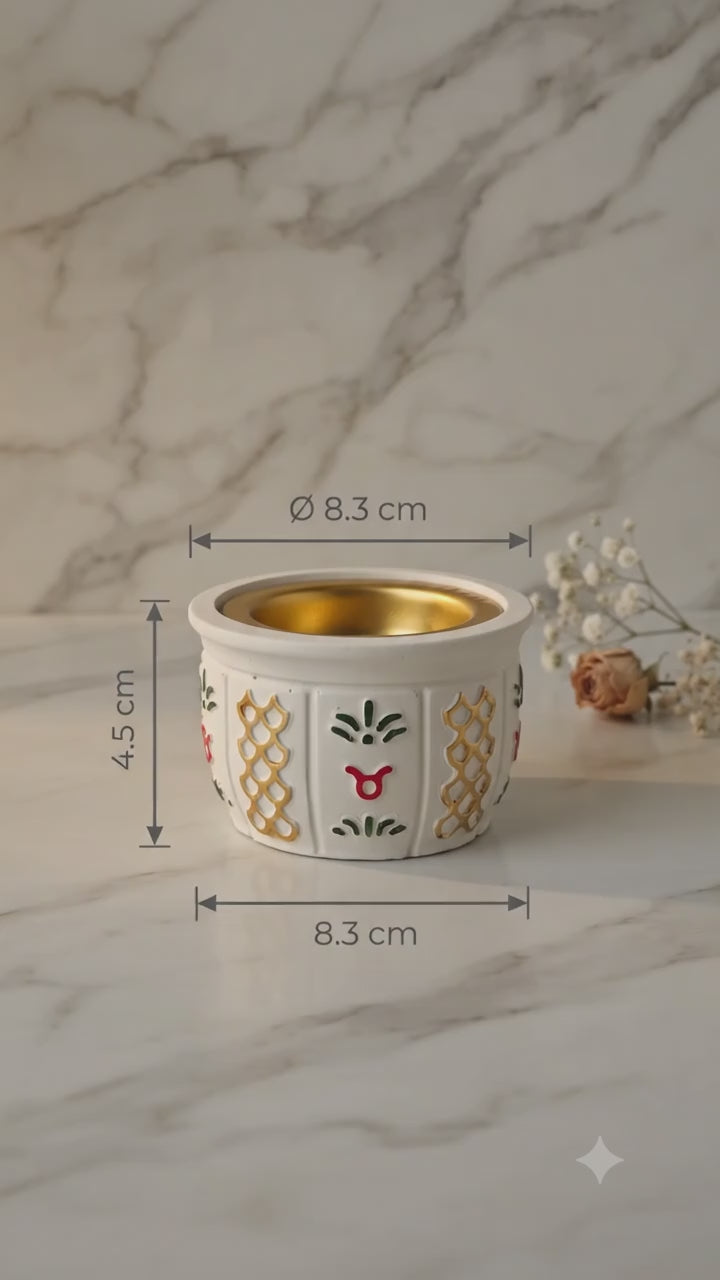 Handmade Arabic Coffee Cup Incense Burner