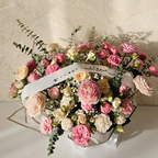 Luxury Hybrid Bouquet (35-40 Floral Candle & Fresh Baby Roses)